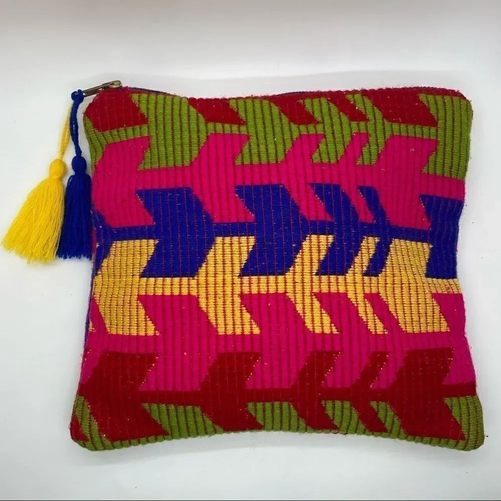 Judith March Aztec Design Makeup Bag